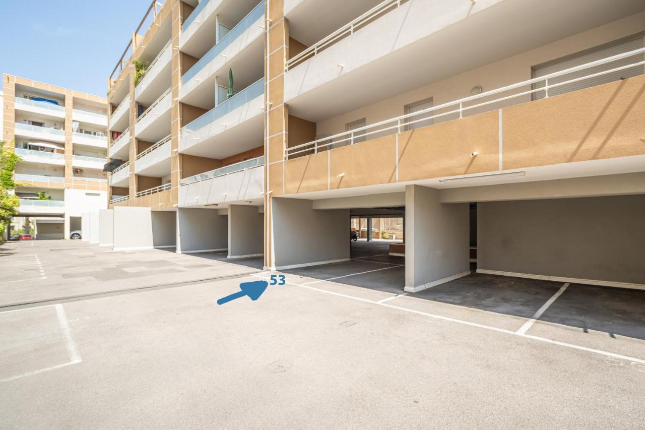 Appartement "Cote Canal", Terrasse , Climatisation , Parking Prive Narbonne Exterior photo