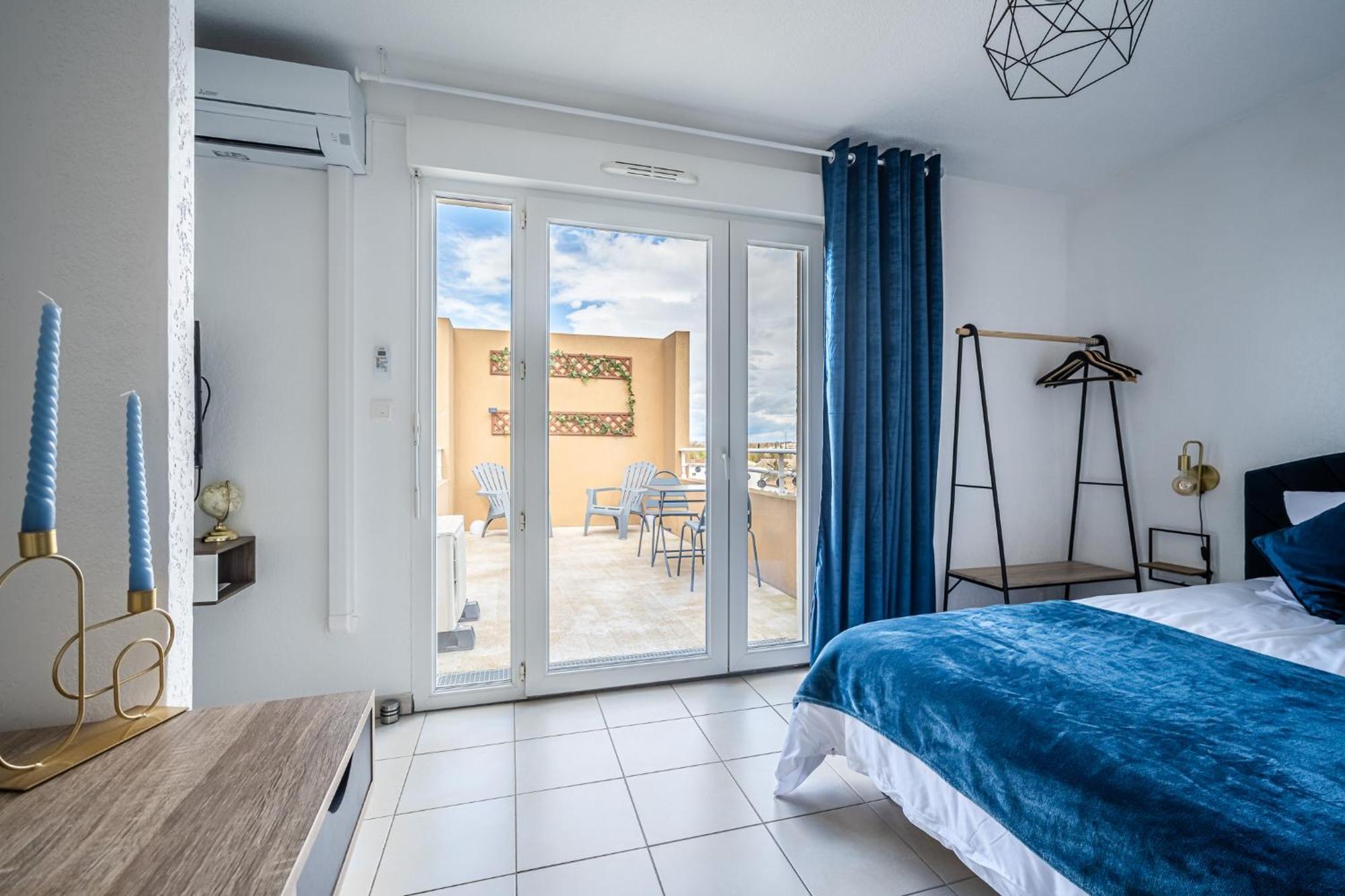 Appartement "Cote Canal", Terrasse , Climatisation , Parking Prive Narbonne Exterior photo